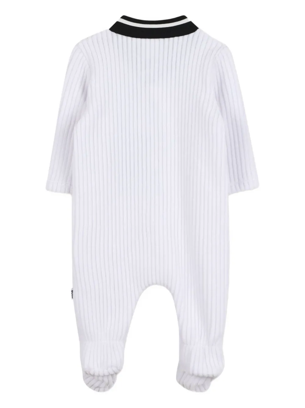 BOSS Kidswear Pyjama met logopatch Wit
