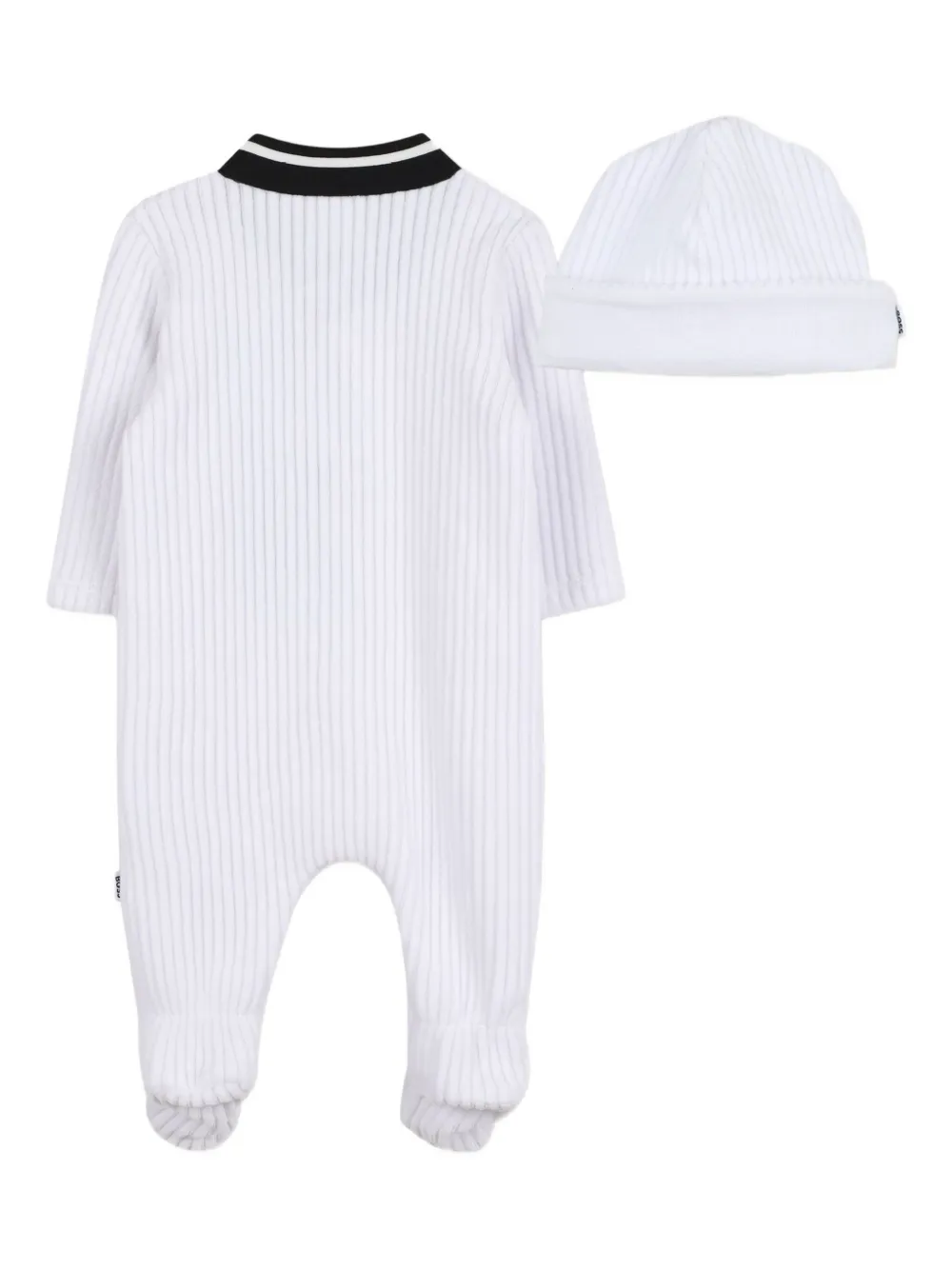 BOSS Kidswear Pyjama met logopatch Wit