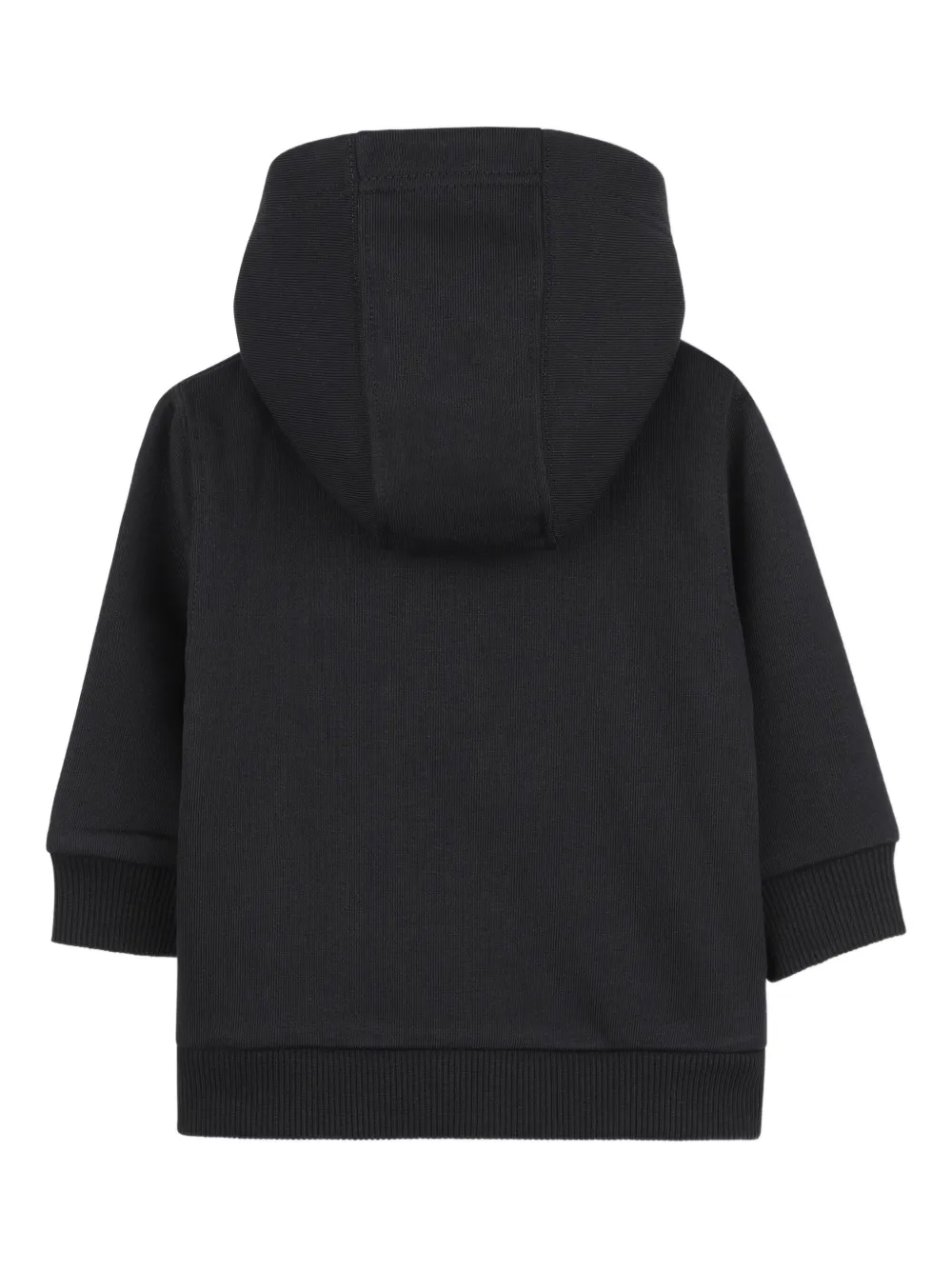 Givenchy Kids Hoodie met logoprint en rits Zwart