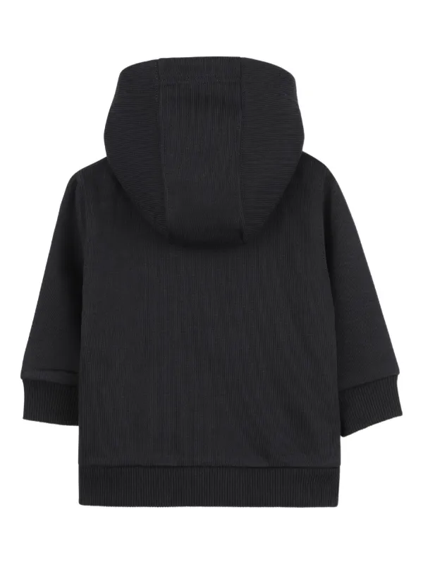 Givenchy Kids logo-print zip-up Hoodie | Black | FARFETCH