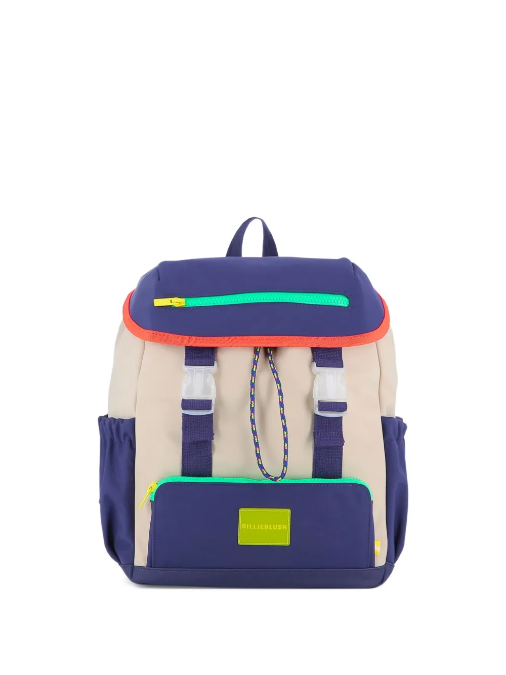 Billieblush multicoloured panelled backpack | Blue | Image 1