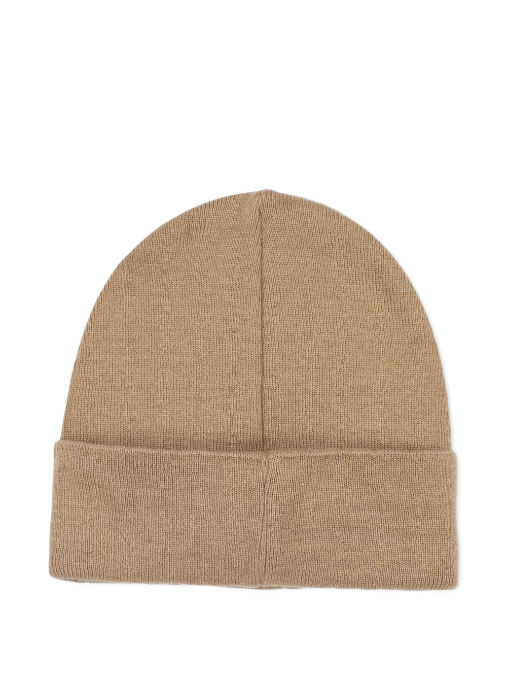 BOSS Kidswear Gebreide muts met logo-reliëf Beige