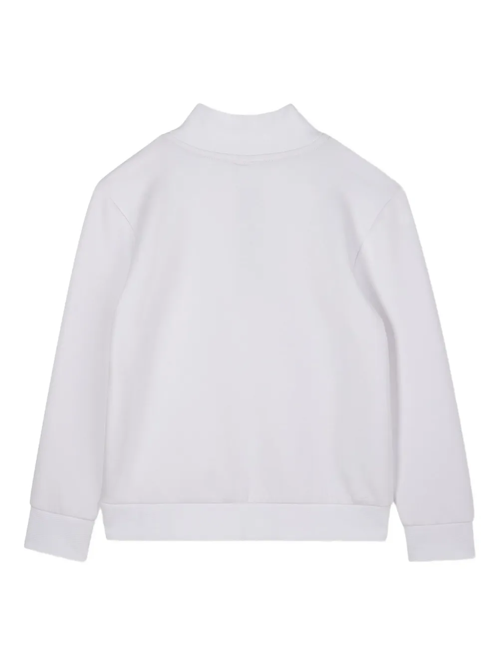 BOSS Kidswear Sweater met rits Wit