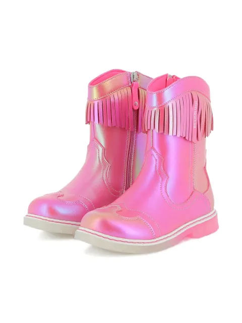 Billieblush fringed ankle boots