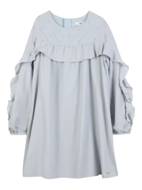 Chloé Kids vestido con volantes en los hombros