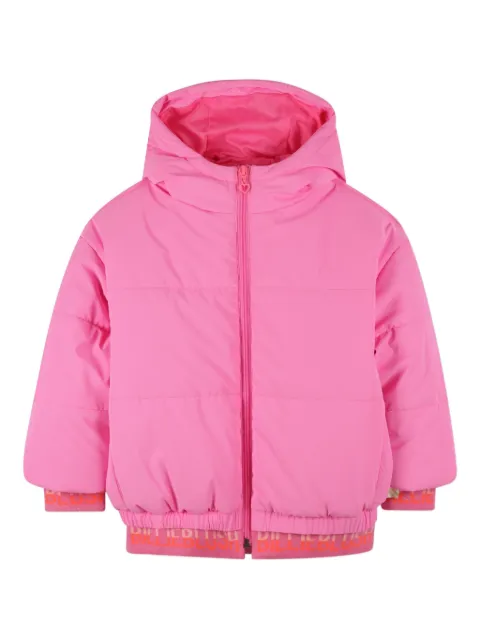Billieblush chamarra capitonada con capucha