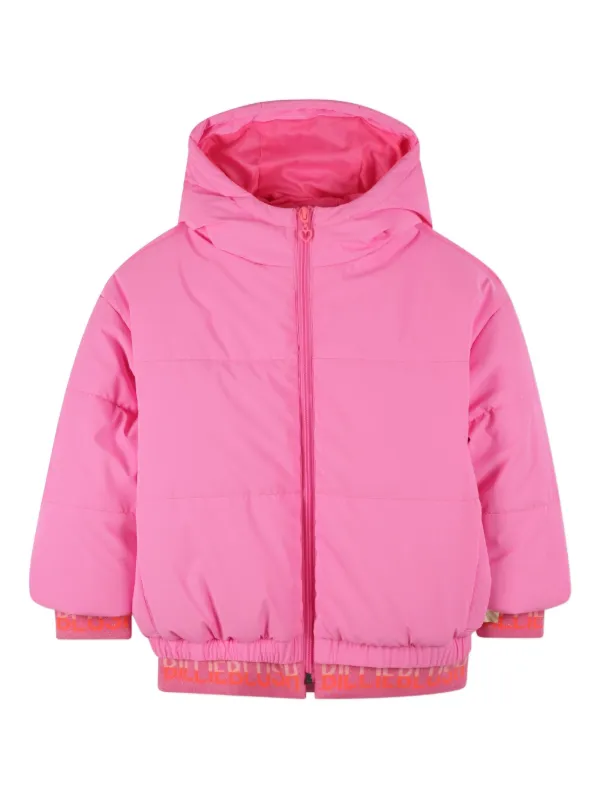 Billieblush Hooded Puffer Jacket Pink FARFETCH TR