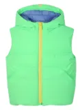 Billieblush hooded puffer gilet - Green