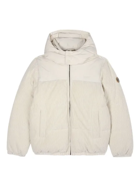 BOSS Kidswear striped padded jacket