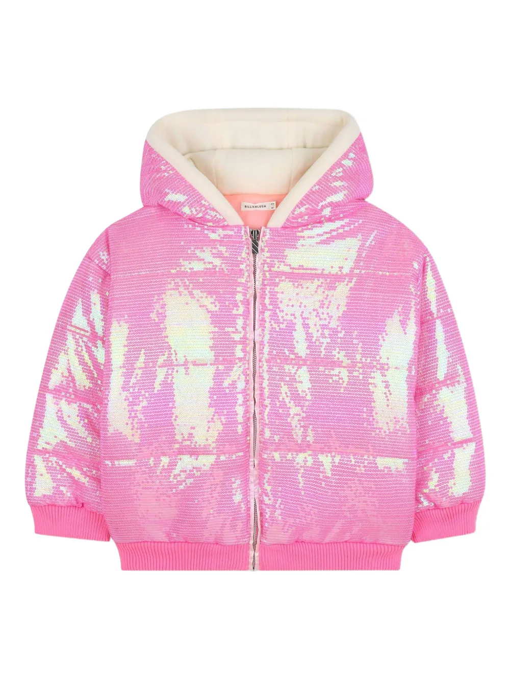 Billieblush Donsjack met pailletten Roze