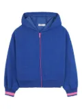 Billieblush zip-up hooded sweatshirt - Blue