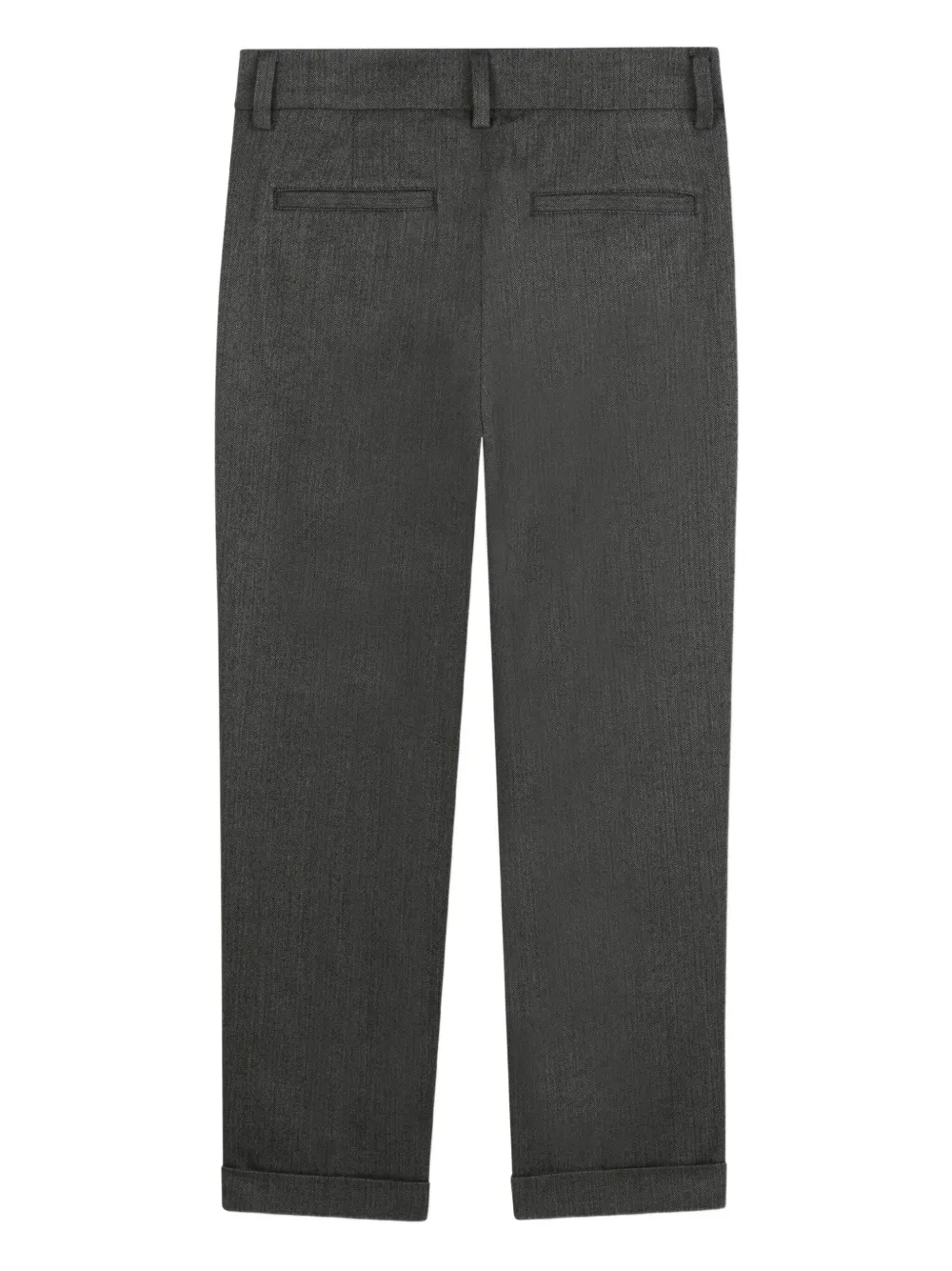 BOSS Kidswear Broek met knoopsluiting Zwart