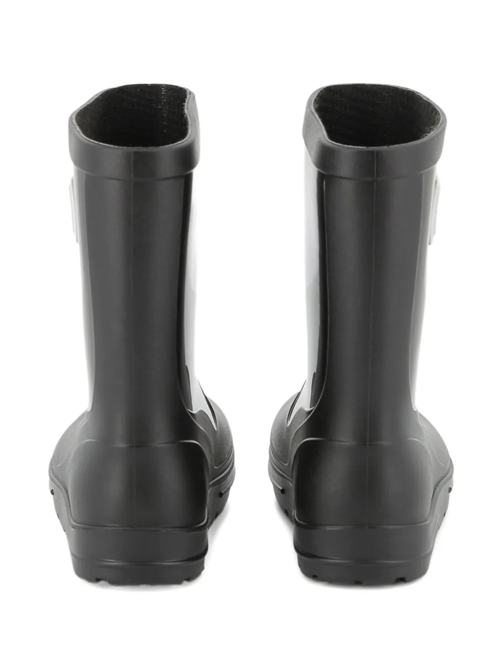 BOSS Kidswear logo-patch rain boots Black