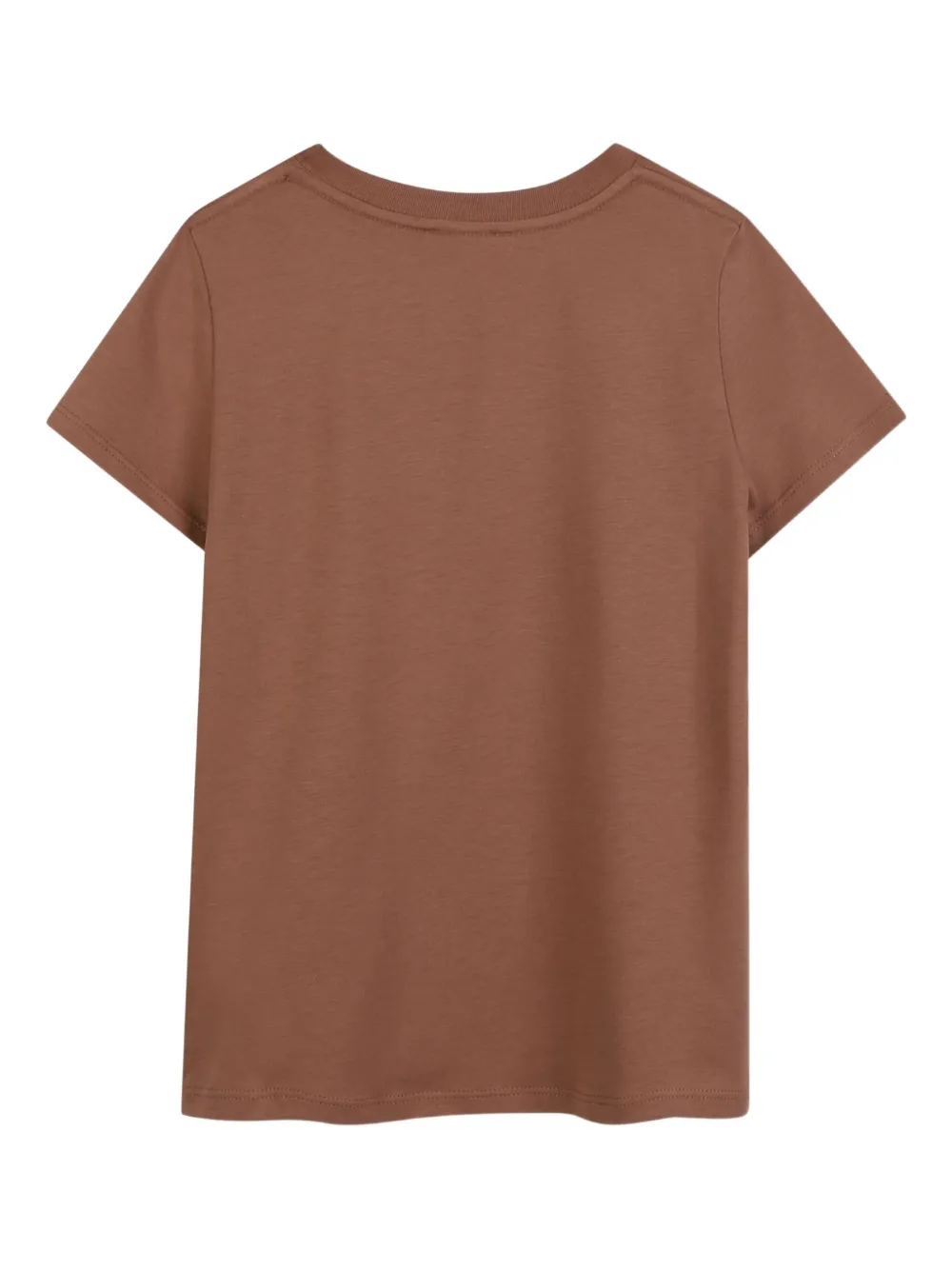 Chloé Kids T-shirt met grafische print Bruin