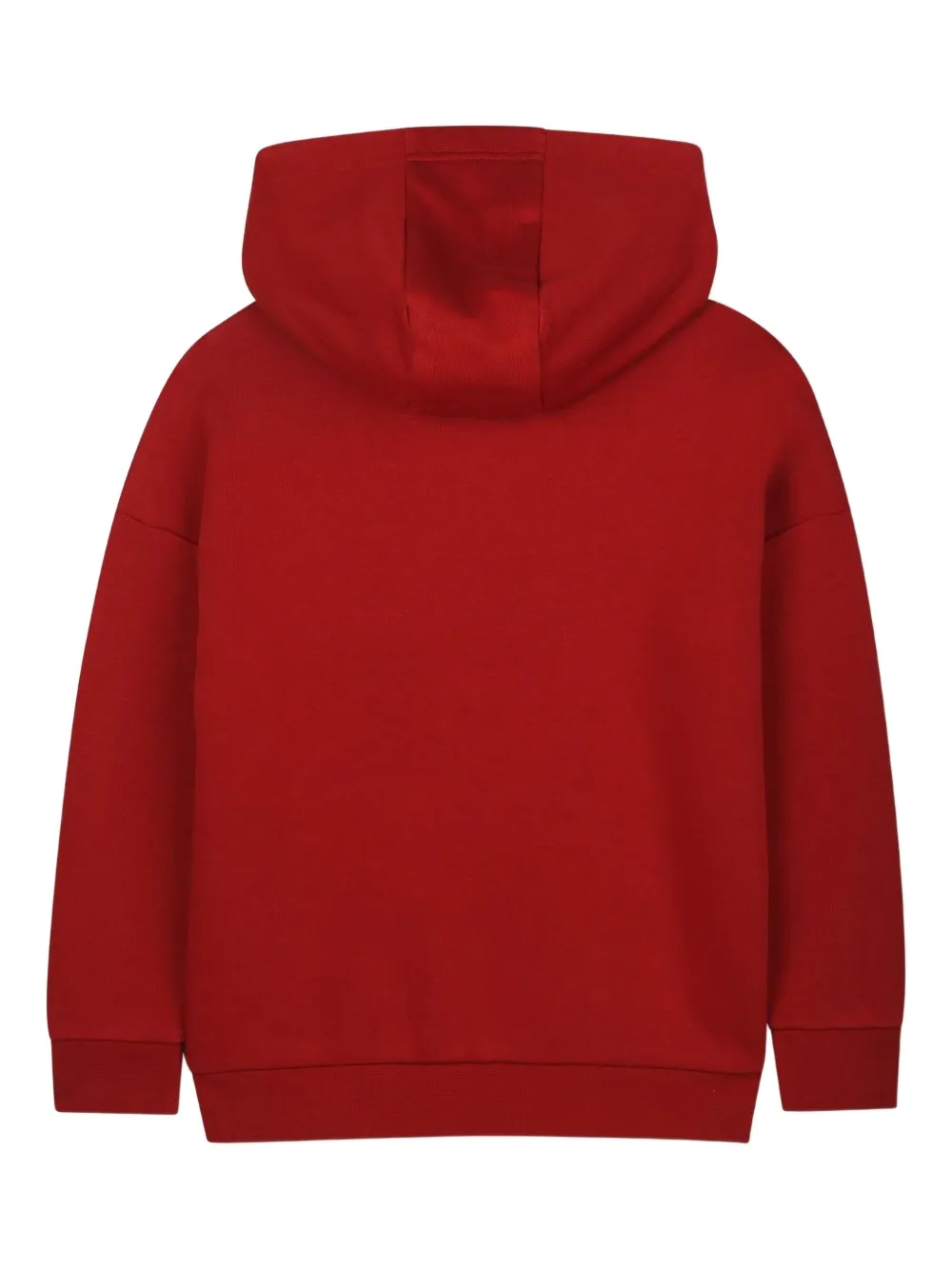 BOSS Kidswear Hoodie met grafische print Rood