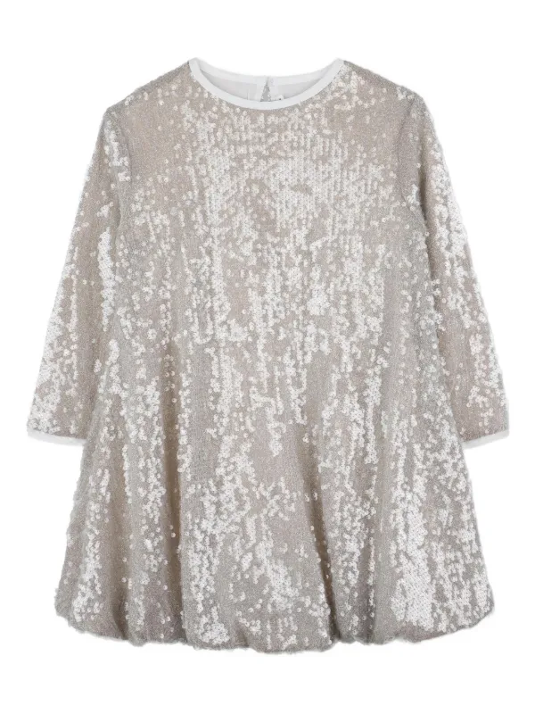 Long Sleeve Dress Asda Silver Sequin Skirt Buy Girls' Pink Sequin