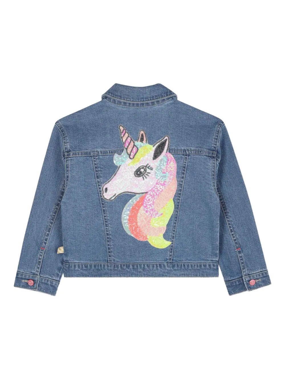 Billieblush chamarra de mezclilla con unicornio bordado | Chamarras de mezclilla | Image 2