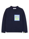 Billieblush patch-pocket sweater - Blue
