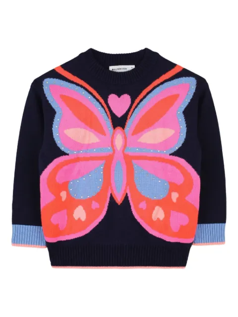 Billieblush butterfly-motif sweater