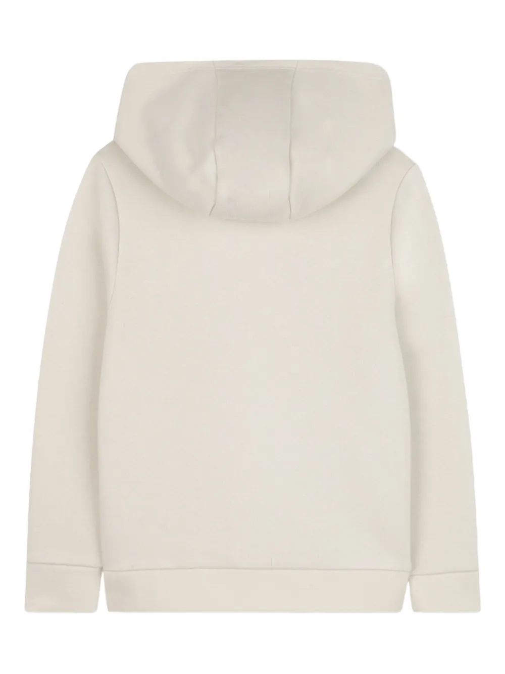 BOSS Kidswear Hoodie met logoprint Beige