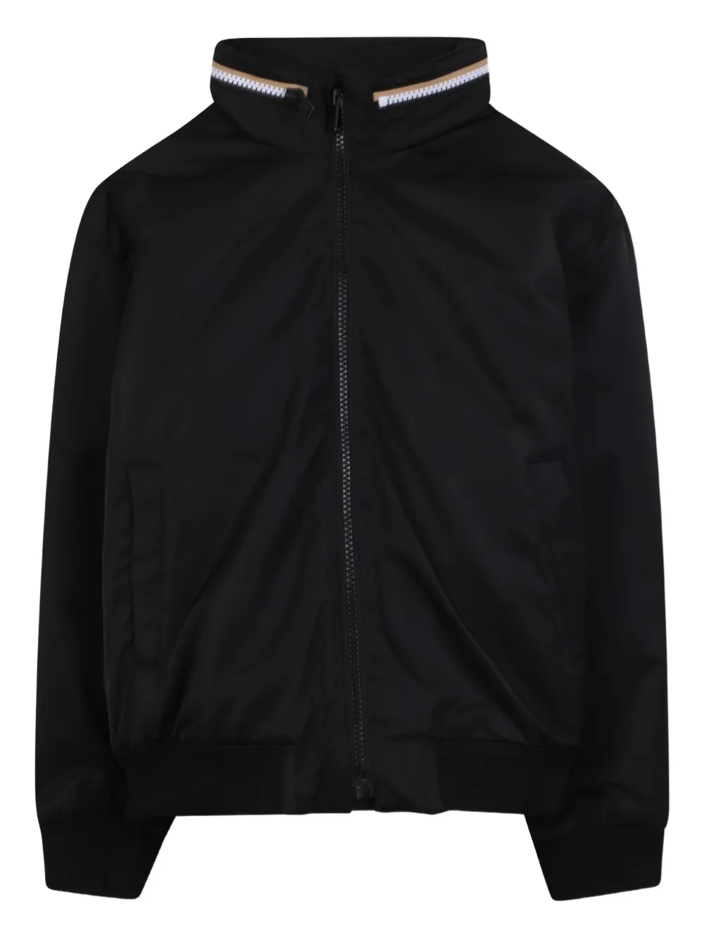 BOSS Kidswear Bomberjack met rits Zwart