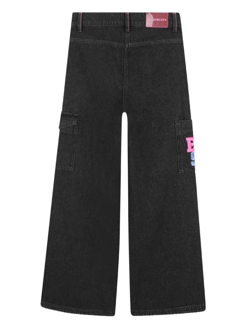 Billieblush Cargo jeans met patch Zwart