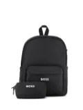 BOSS Kidswear logo-print backpack (set of two) - Black