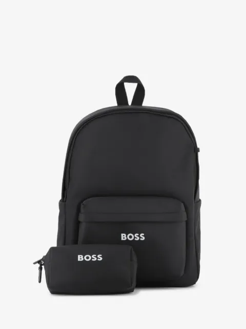 BOSS Kidswear logo-print backpack (set of two)