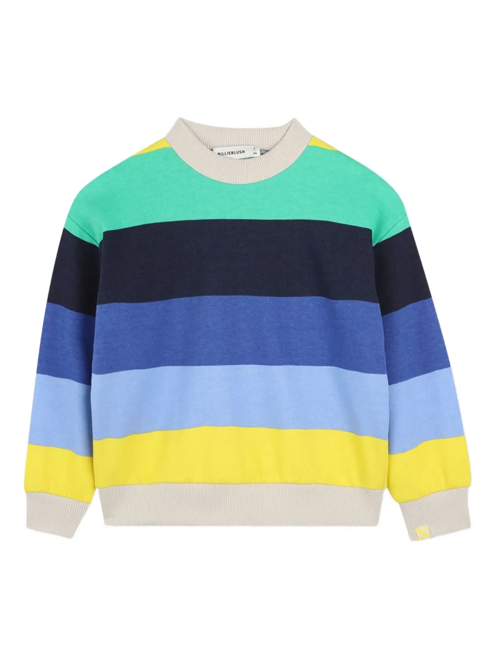 Billieblush Gestreepte gebreide sweater Blauw