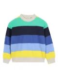 Billieblush striped knit sweatshirt - Blue