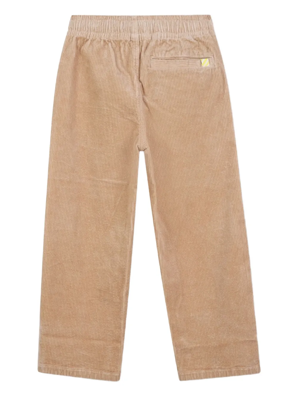 Billieblush Ribfluwelen broek met elastische taille Beige