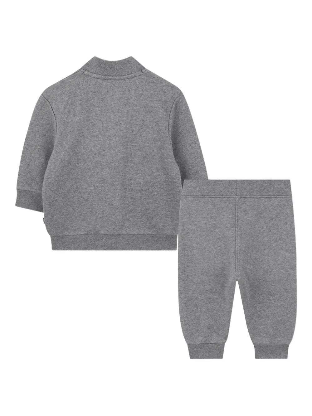 Bosswear Logo-patch Trouser Set In Gray
