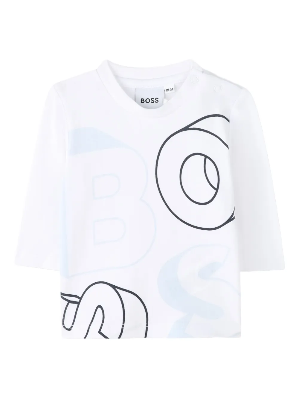 BOSS Kidswear Trainingspak met capuchon Wit