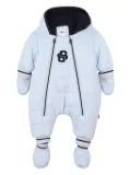 BOSS Kidswear padded hooded snowsuit - Blue