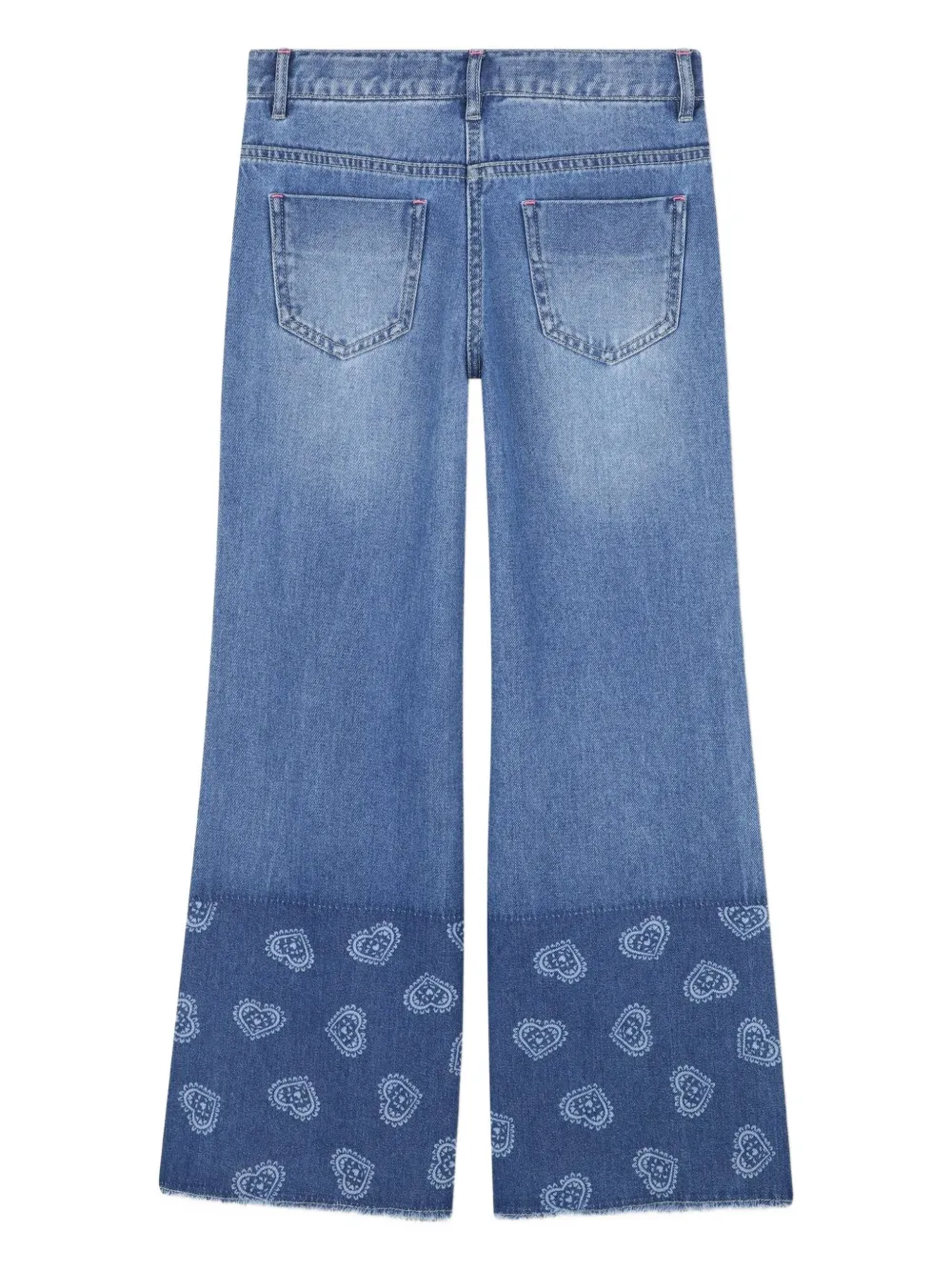 Billieblush Jeans met paisley-print Blauw