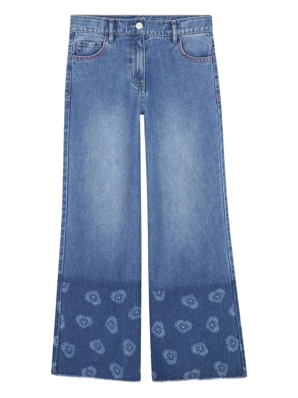 Billieblush Jeans met paisley-print Blauw