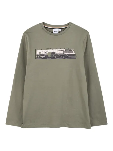 BOSS Kidswear long-sleeve graphic T-shirt