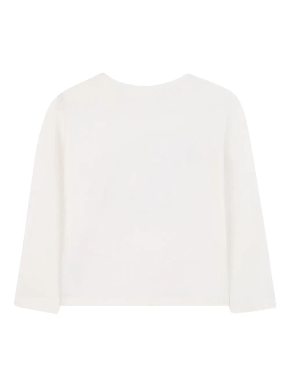 Billieblush T-shirt met lange mouwen en kattenprint Wit