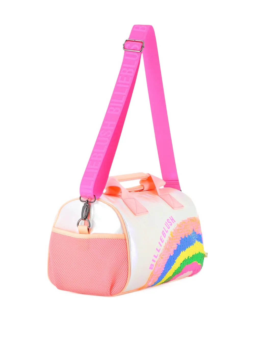 Billieblush Regenboog duffeltas met pailletten Roze