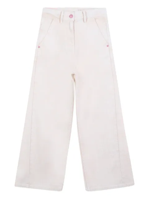 Billieblush جينز بشارة شعار الماركة