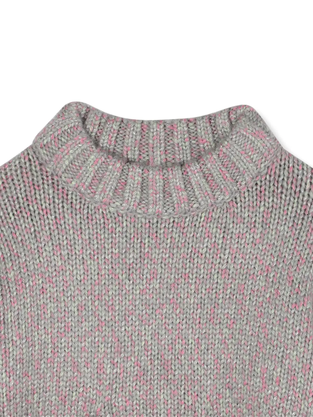 Billieblush Cropped trui met pailletten zakken Grijs