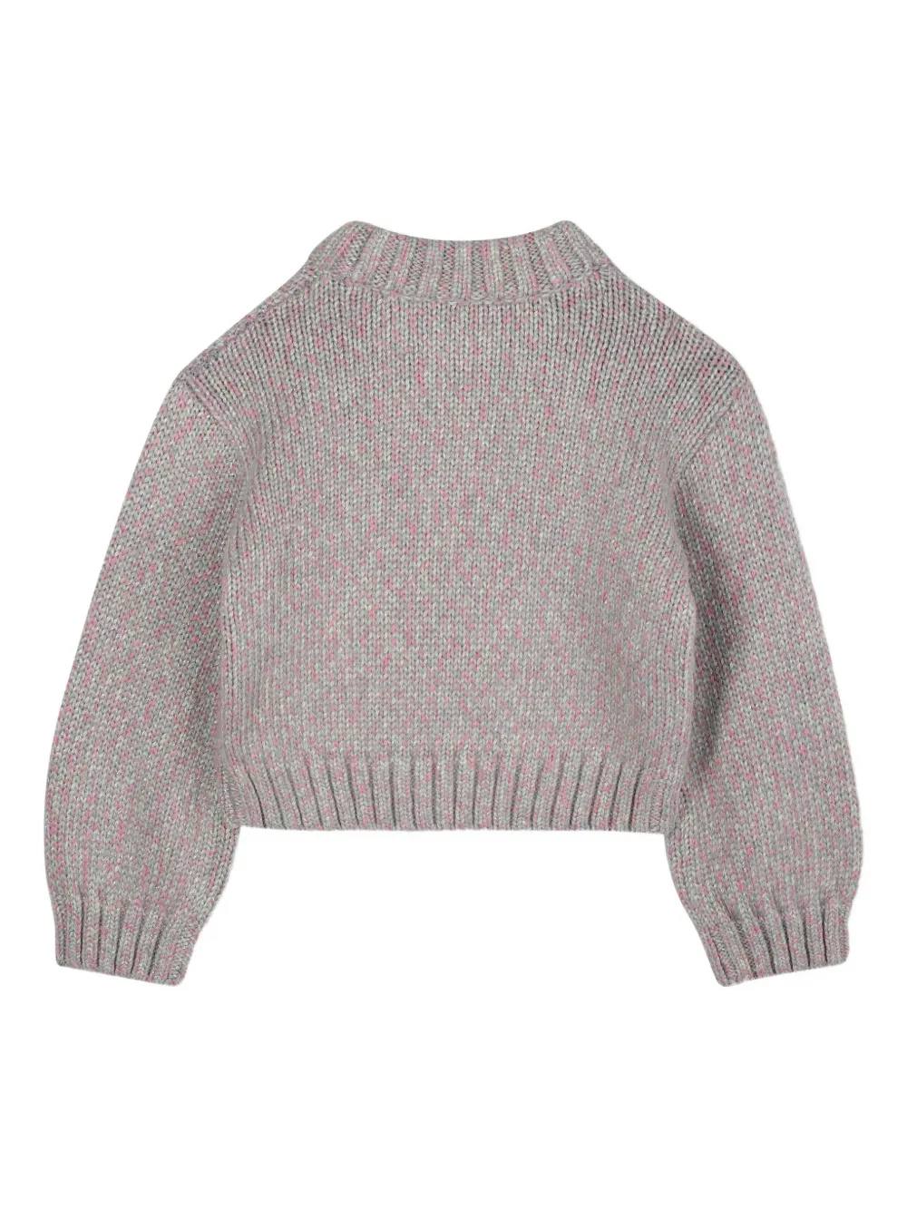 Billieblush Cropped trui met pailletten zakken Grijs