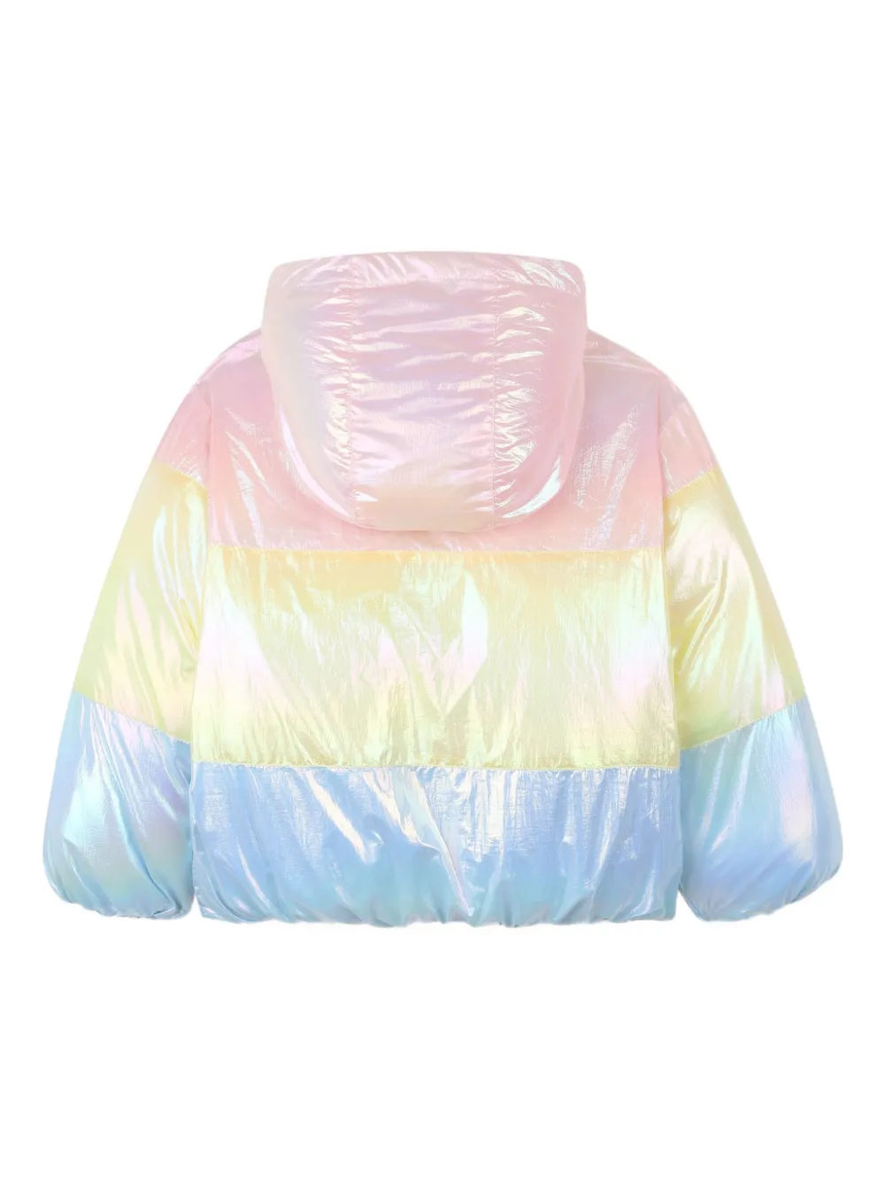 Billieblush Iriserend donsjack met colourblocking Roze
