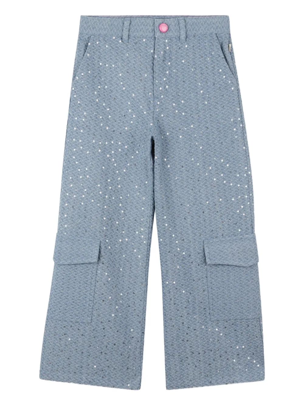 Billieblush Cargo broek met pailletten Blauw