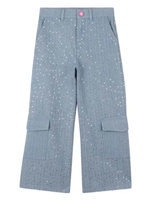 Billieblush sequin-embellished cargo pants
