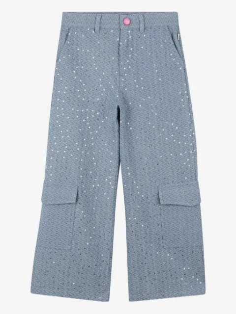 Billieblush sequin-embellished cargo pants