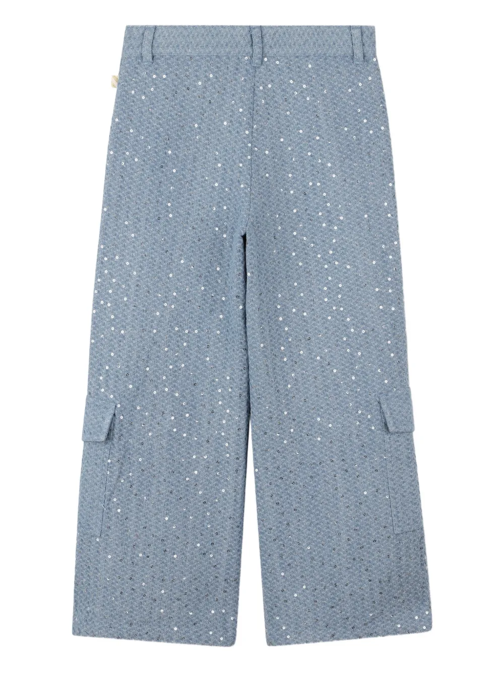 Billieblush Cargo broek met pailletten Blauw