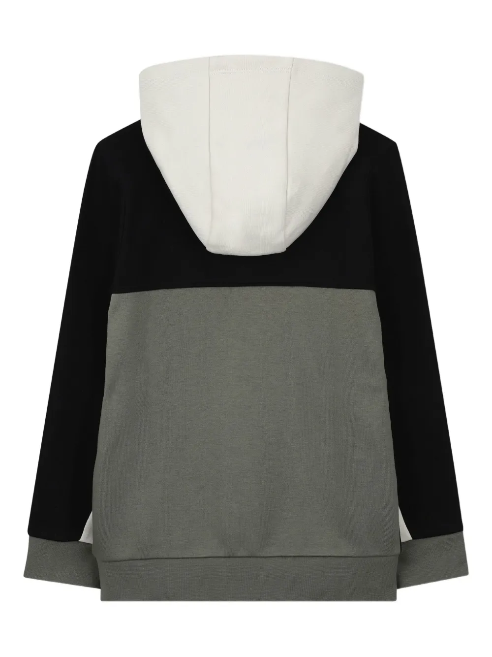 BOSS Kidswear Hoodie met colourblocking Groen