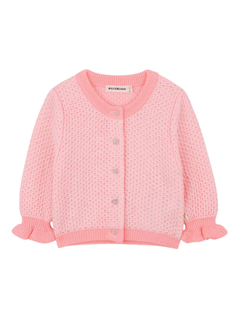 Billieblush Button-up vest met textuur Roze