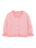 Billieblush textured button-up cardigan - Pink